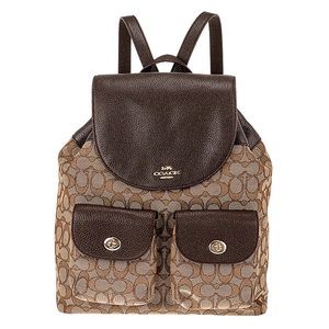 Coach F30275 Billie Backpack Signature Jacquard